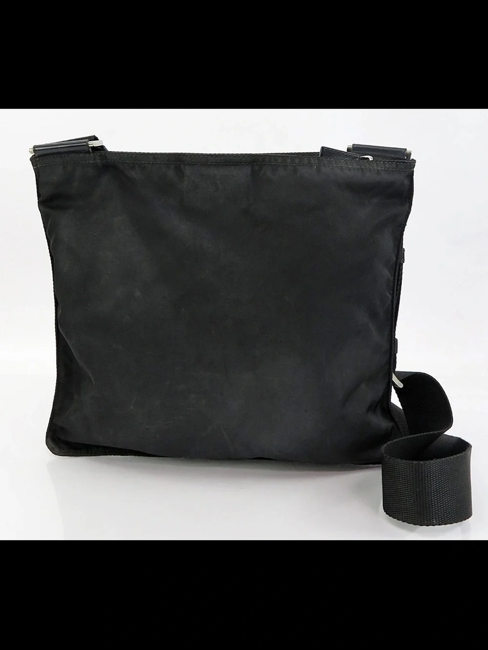 Prada Black Nylon Crossbody Bag for Men